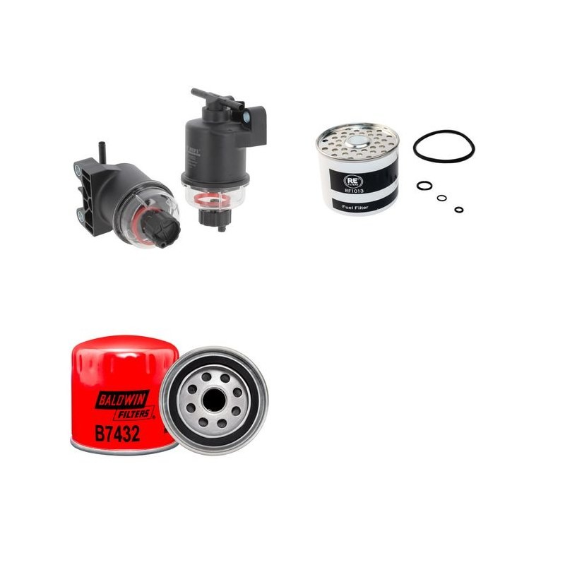 TYM T 494 Filter Service Kit w/KUKJE A2300N2eng.  Air Oil Fuel