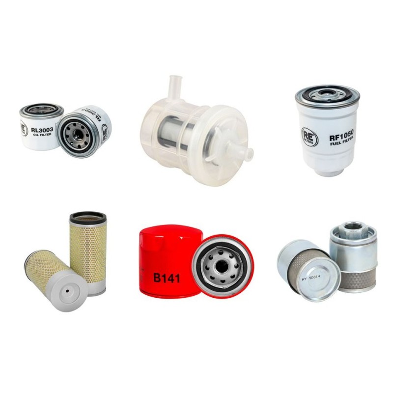 UN FORKLIFT FD 20 T-JE Filter Service Kit w/YANMAR 4TNE98eng.