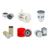 UN FORKLIFT FD 20 T-JE Filter Service Kit w/YANMAR 4TNE98eng.