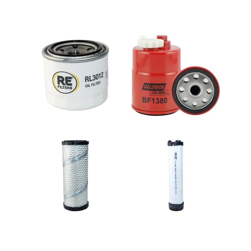 VENTRAC 4500 Y Filter Service Kit w/KUBOTA D 902eng. 01.2018 -  Air Oil Fuel
