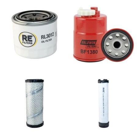 VENTRAC 4500 Y Filter Service Kit w/KUBOTA D 902eng. 01.2018 -  Air Oil Fuel