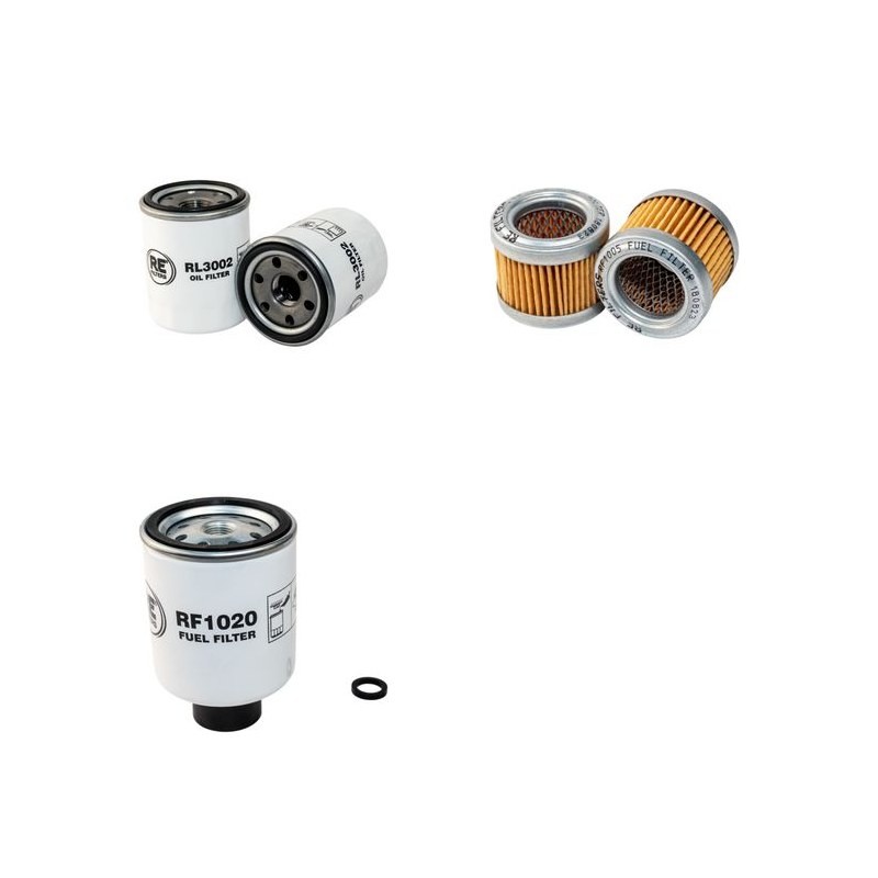 VETUS GLX 17 SIC/TIC Filter Service Kit w/VETUS M4.45eng.  Air Oil Fuel
