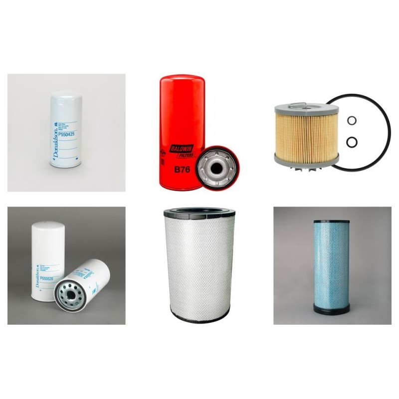 Filter Kit for Volvo A 60 H Filter Service Kit with Volvo D16J-TIER IV engine Air Oil Fuel