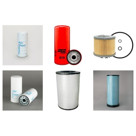 Filter Kit for Volvo A 60 H Filter Service Kit with Volvo D16J-TIER IV engine Air Oil Fuel