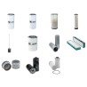 Filter Kit for Volvo EC 140 CL/LM Filter Service Kit with Volvo D4D engine 01.2007 -