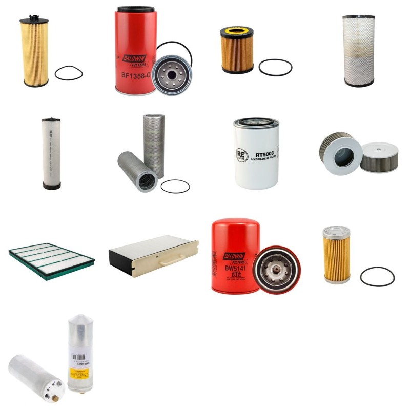 Filter Kit for Volvo EC 170 D Filter Service Kit with Volvo engine