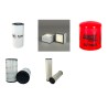 VOLVO EC 240 B LC Filter Service Kit w/VOLVO D 7 D-EBE3eng. 01.2002 -  Air Oil Fuel