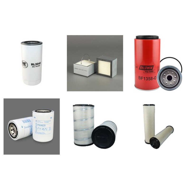 Filter Kit for Volvo EC 240 B NLC Filter Service Kit with Volvo D 7 D-EE2 engine 01.2005 - Air Oil Fuel