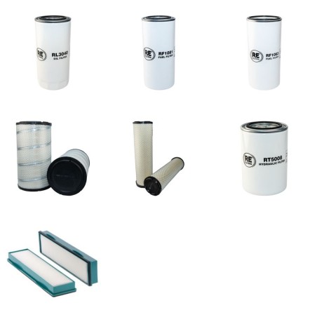 VOLVO ECR 355 EL Filter Service Kit w/VOLVOeng. 01.2009 -