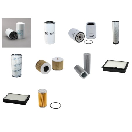 Doosan DX180LC Filter Service Kit w/DoosanDL06 Eng. 2007