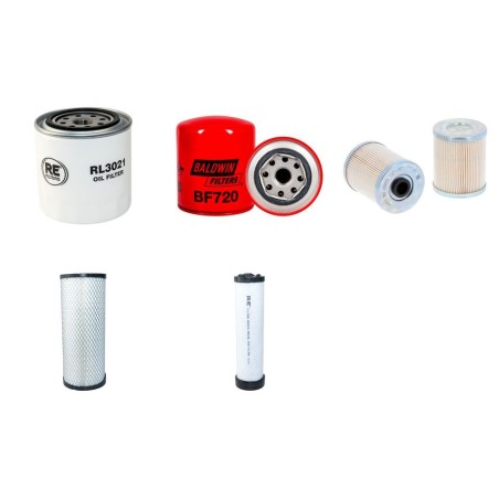 Filter Kit for Kubota U 56-5 Engine Service Kit with Kubota V2607 Engine 2021-