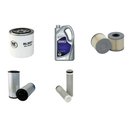 Filter Kit for Kubota KX 015-4 Engine Filter & Lubricant Kit with Kubota D1803-CR-TE4 Engine 2021- Z RICO Europe