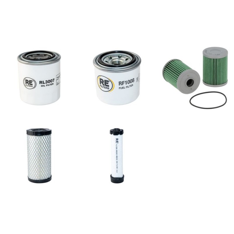 copia de XCMG XE 27E Filter Service Kit with Kubota D1105 Engine 2021-