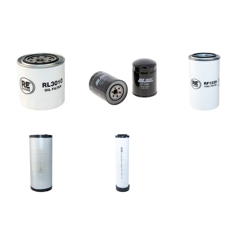 Engine Filter Kit for XCMG XE 55E with Kubota V2403 Engine Year 2021-2025