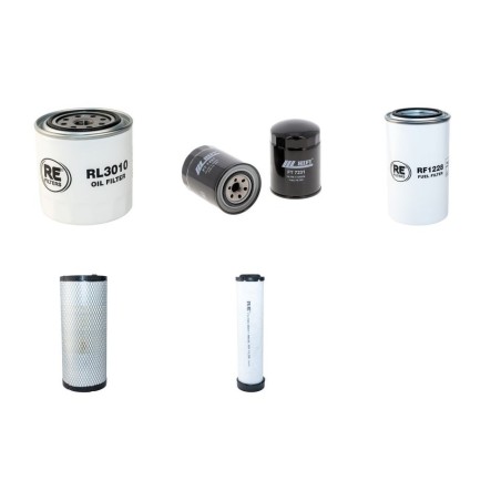 copia de XCMG XE 55E Filter Service Kit with Kubota V2403 Engine Year 2021-2025