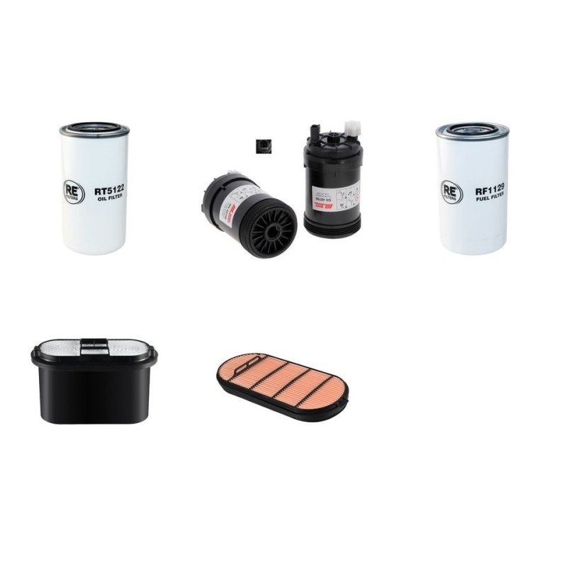Engine Filter Service Kit for XCMG XE 155 ECR With Cummins B4.5 Engine