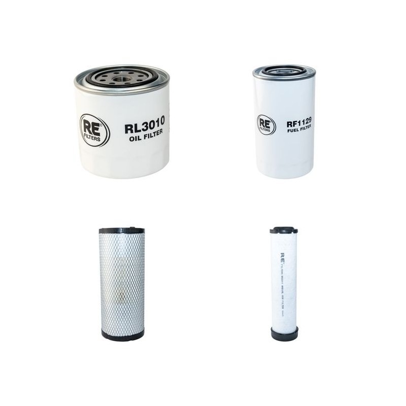 Engine Filter Service Kit fits XCMG XE 80 E With Kubota V3307-CRTES Engine