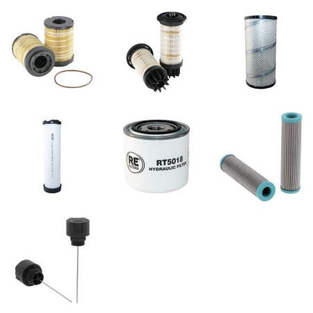 Mecalac 6 MDX Filter Service Kit With Perkins 904J-E28TA Engine 2021-