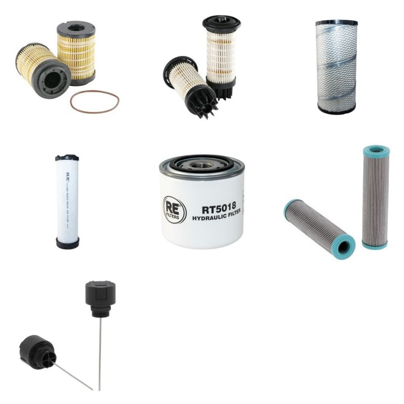 Filter Service Kit fits Mecalac 9 MDX With Perkins 904J-E28TA Engine 2021-