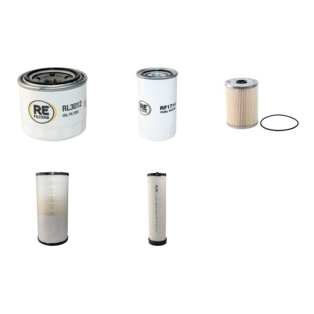 Engine Filter Kit for Takeuchi TCR 50-2 with Yanmar 4TNV94FHT-NTCB engine 2020-
