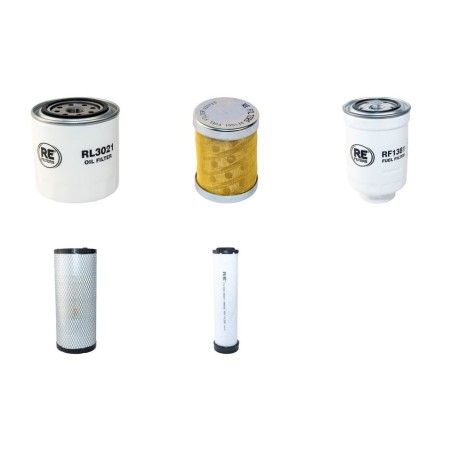 KUBOTA R 085 Filter Service Kit Air Oil Fuel Filters w/Kubota V2607 Eng.