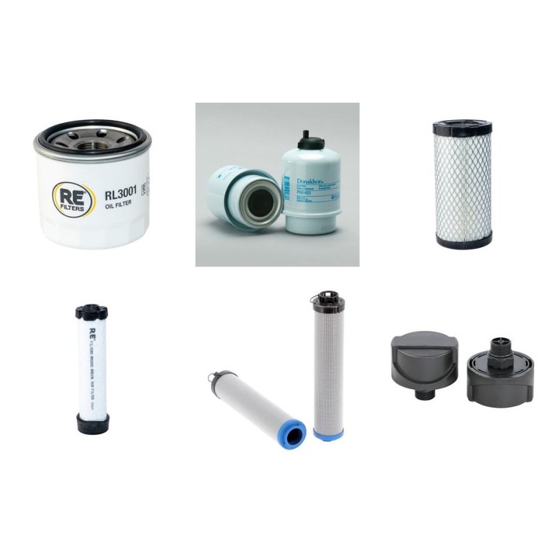 CAT 302.2 D Filter Service Kit w/Yanmar 3TNV76-S Eng.