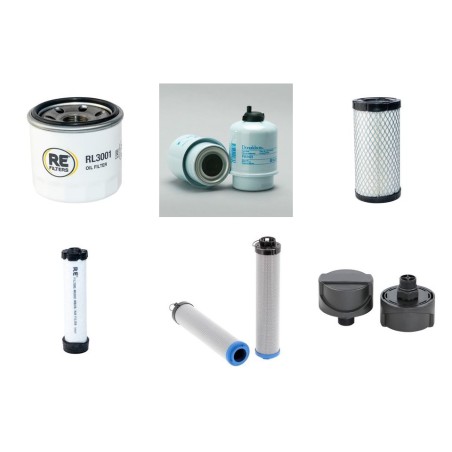 CAT 302.2 D Filter Service Kit w/Yanmar 3TNV76-S Eng.