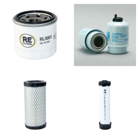 Filter kit suitable for CAT 302.2D with Yanmar 3TNV76-S Engine Air Oil Fuel Filters
