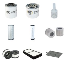 Komatsu PC55MR5 Filter Service Kit with Komatsu 4D88E-6