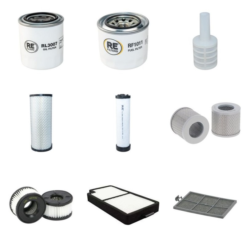 KOMATSU PC 55 MR 5 Filter Service Kit w/KOMATSU 4D88E-6 Eng.   YR  2018