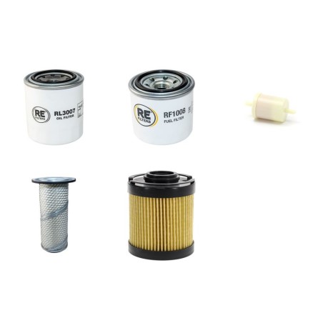 TIMBERWOLF TW 230 DHB Filter Service Kit w/Kubota V1505 Eng.