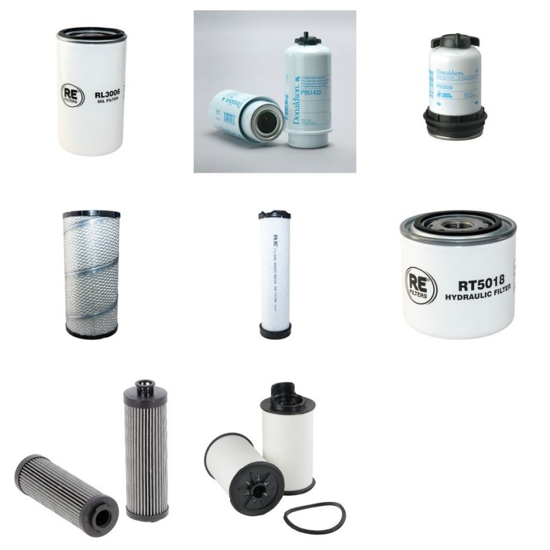MECALAC TA 6 S Filter Service Kit w/JCB ECOMAX T4 Eng.