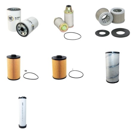 Filter Kit For Hitachi ZX 135 US-5B Filter Service Kit Air Oil Fuel Filters with Isuzu 4JJ1X-Z5A-03 Engine  Year 2014-