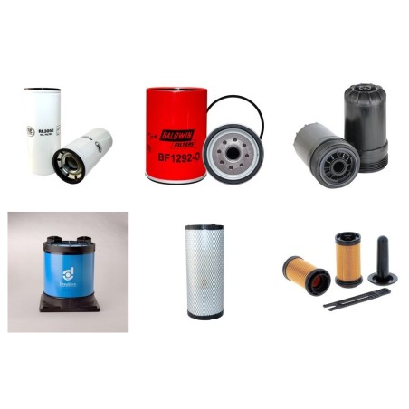 HYUNDAI HX330 L NL Filter Service Kit w CUMMINS Eng. 2017 Air - Oil - Fuel