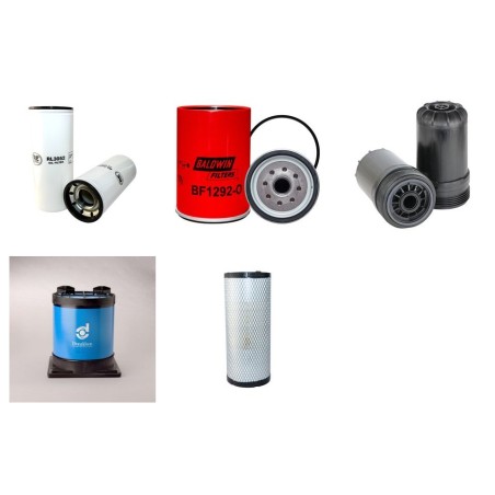 HYUNDAI HX 380 L Filter Service Kit w CUMMINS Eng. Air - Oil - Fuel