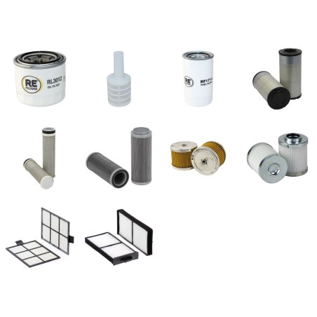 Filter Kit for Yanmar VIO57-6 BCR with Yanmar Eng 2017-