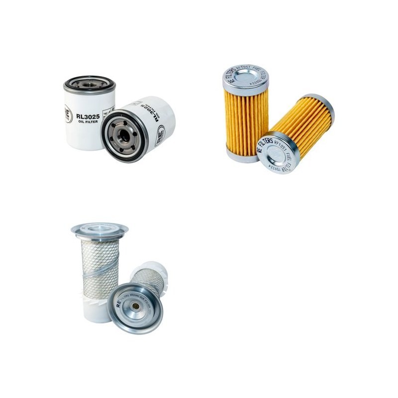 Filter kit for New Holland GT 75 Air Oil Fuel Filters with Shibaura Engine 14 CH