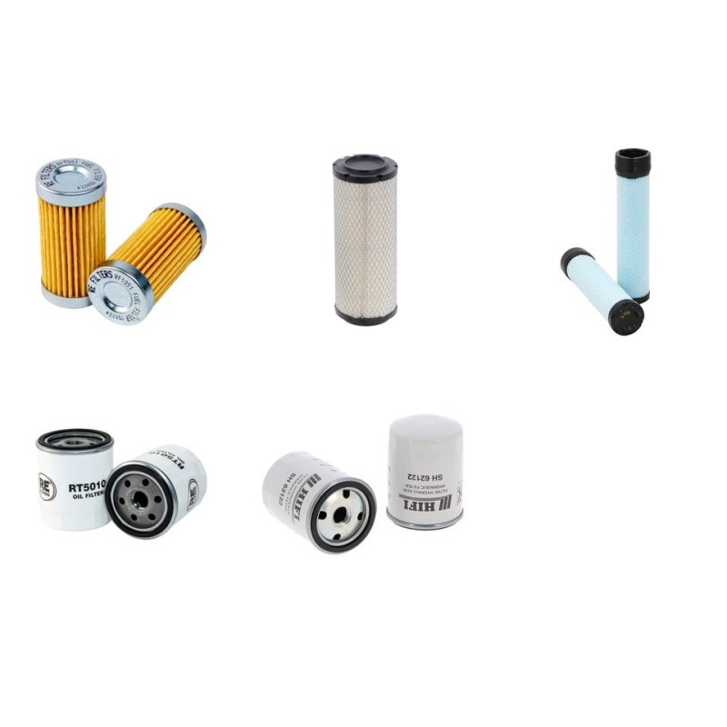 Filter kit for New Holland MC 35 with Perkins Engine Serial No RA2062