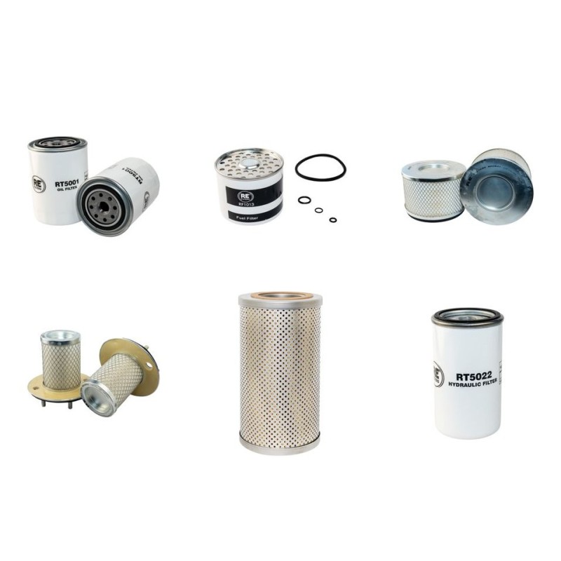 Filter kit suitable for CAT V 80 F with Perkins 4.236 Engine Air Oil Fuel Filters