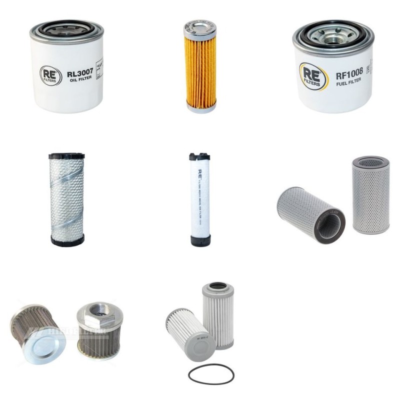 SCHAEFF HR 14 (356/1431-) Filter Service Kit w/Mitsubishi S4L-61KL Eng.