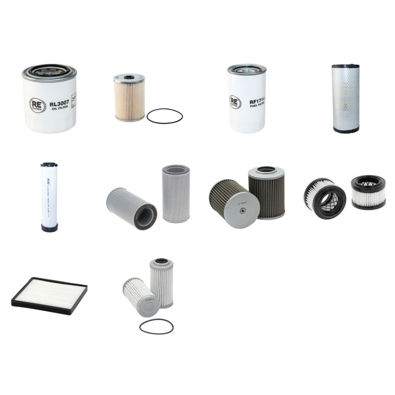 SCHAEFF HR 14 (356/1431-) Filter Service Kit w/Mitsubishi S4L-61KL Eng.