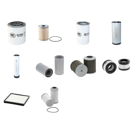 SCHAEFF HR 14 (356/1431-) Filter Service Kit w/Mitsubishi S4L-61KL Eng.
