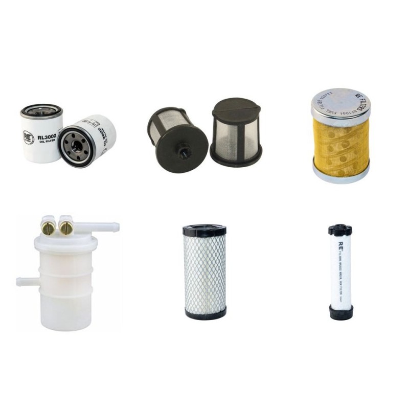 HYUNDAI R 18-9Filter Service Kit Air Oil Fuel Filters w/MITSUBISHI / 01.2019 Eng.