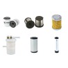 HYUNDAI R 18-9Filter Service Kit Air Oil Fuel Filters w/MITSUBISHI / 01.2019 Eng.