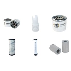 Filter Kit for Komatsu PC35 MR-5 with Komatsu / 3D88E-7 / 01.2018 Engine