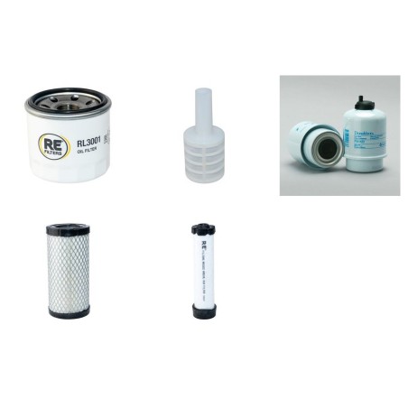 WACKER NEUSON EZ 26Filter Service Kit Air Oil Fuel Filters w/YANMAR / 3TNV76 N/NNS / 01.202 Eng.
