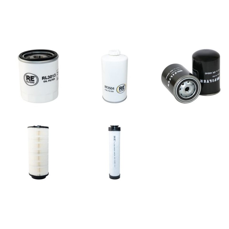 Filter Kit for Yanmar SV85 Air Oil Fuel Filters with Deutz / TCD2.9L4 / 01.2019 Engine