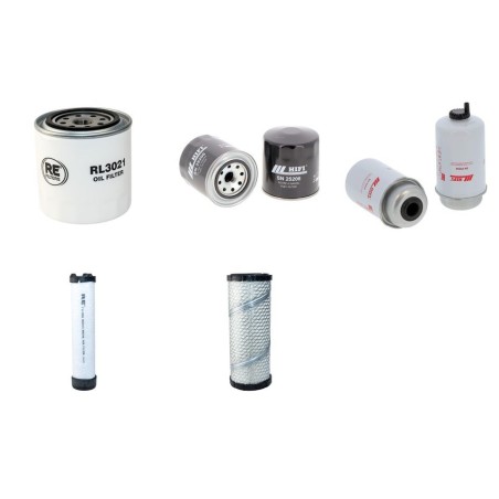 Filter Kit for Volvo ECR 58 FFilter Service Kit Air Oil Fuel Filters with Volvo / D 2.6H-E4 / 01.2021 engine