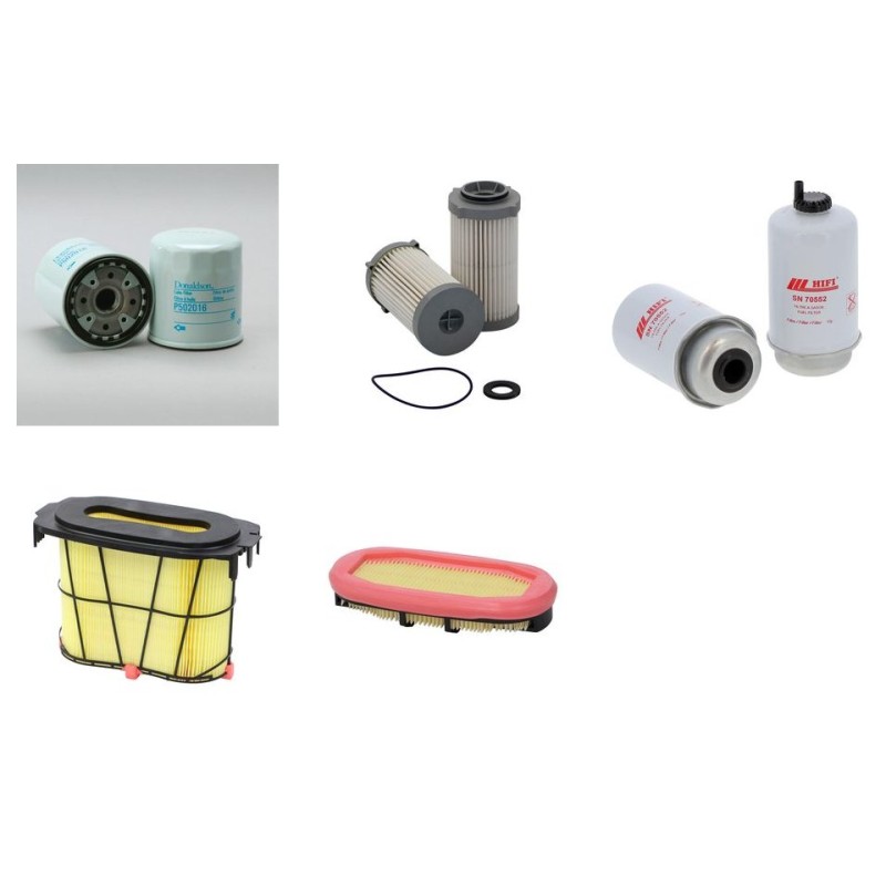 Filter kit for Wacker Neuson EZ80 Air Oil Fuel Filters with Perkins / 404J-E22T / 01.2021 Engine