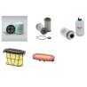 Filter kit for Wacker Neuson EZ80 Air Oil Fuel Filters with Perkins / 404J-E22T / 01.2021 Engine
